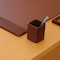 Dacasso Mocha Leather Pencil Cup AG-3010 - alternate 2